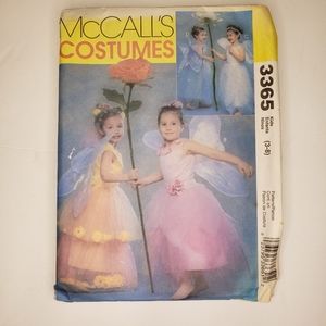 UNCUT McCall's Sewing Pattern 3365 Angel Fairy Ballerina Child/Toddler